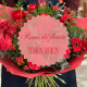 Ramo del florista en tonos rosas