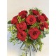 Bouquet 12,15 o 18 rosas rojas cortas