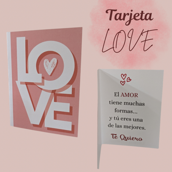 Tarjeta Love Tarjeta Love