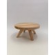 Pedestal de madera bajo