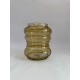Jarron cristal ocre