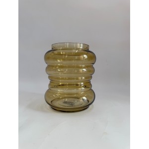 Jarron cristal ocre
