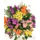 Bouquet de alstroemerias multicolor
