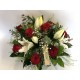 Ramo lilium orientales y rosas rojas RVR06