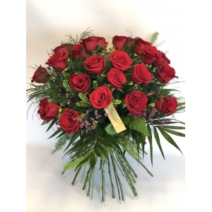 Rosas rojas de 70 cm desde