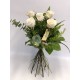 Ramo 12 rosas blancas