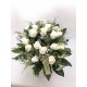 Bouquet 12/18 rosas blancas cortas